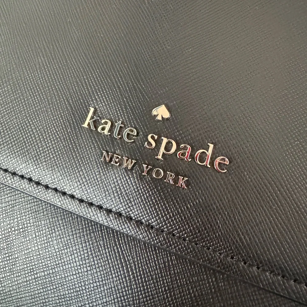 kate spade Black Leather Shoulder Bag with Gold Hardware - Picture 8 of 14